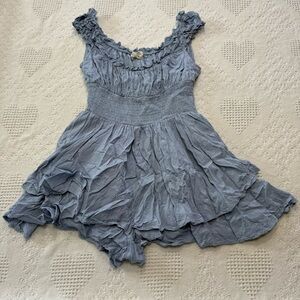 Urban Outfitters “Rosie” Light Blue Romper (S)